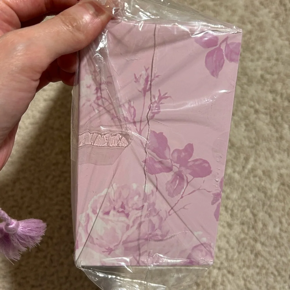 PINK LoveShackFancy Quilted Floral Makeup Bag Beaux Icons OS Barbiecore Y2K